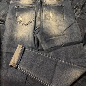 KanCan Distressed Blue Jeggings